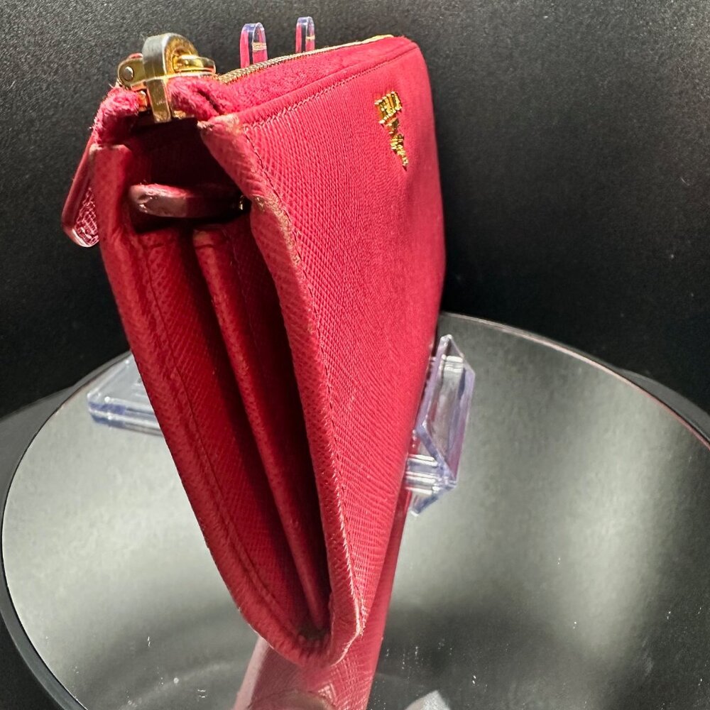 Prada Saffiano Lux Leather Continental Wallet - EUC - Picture 5 of 10